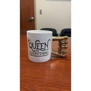 BigMouth Inc. Queen of Everything Mug with Crown Handle